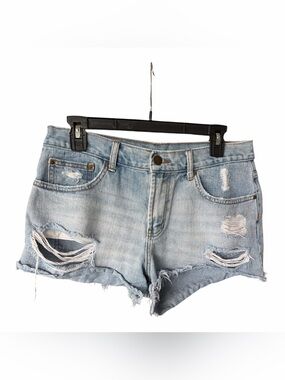 BILLABONG Distressed Denim Shorts size 29
